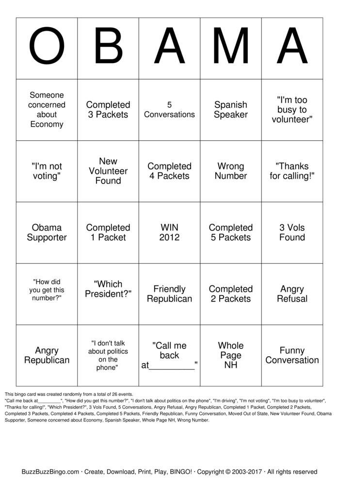 Call Bingo Bingo Cards to Download, Print and Customize!