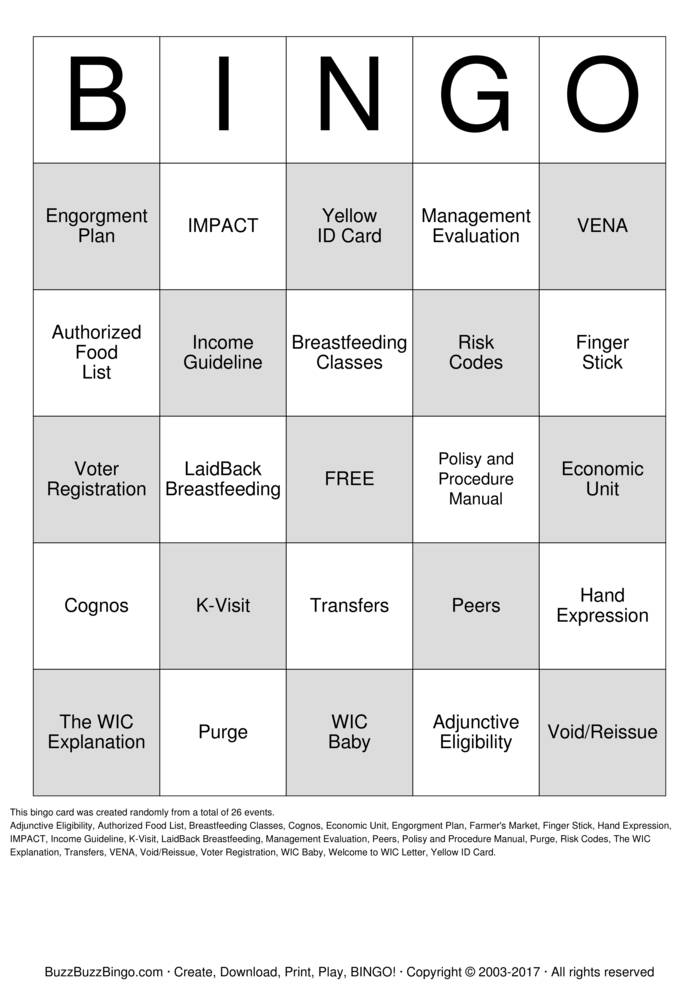 Breastfeeding Myths Bingo Cards to Download, Print and Customize!