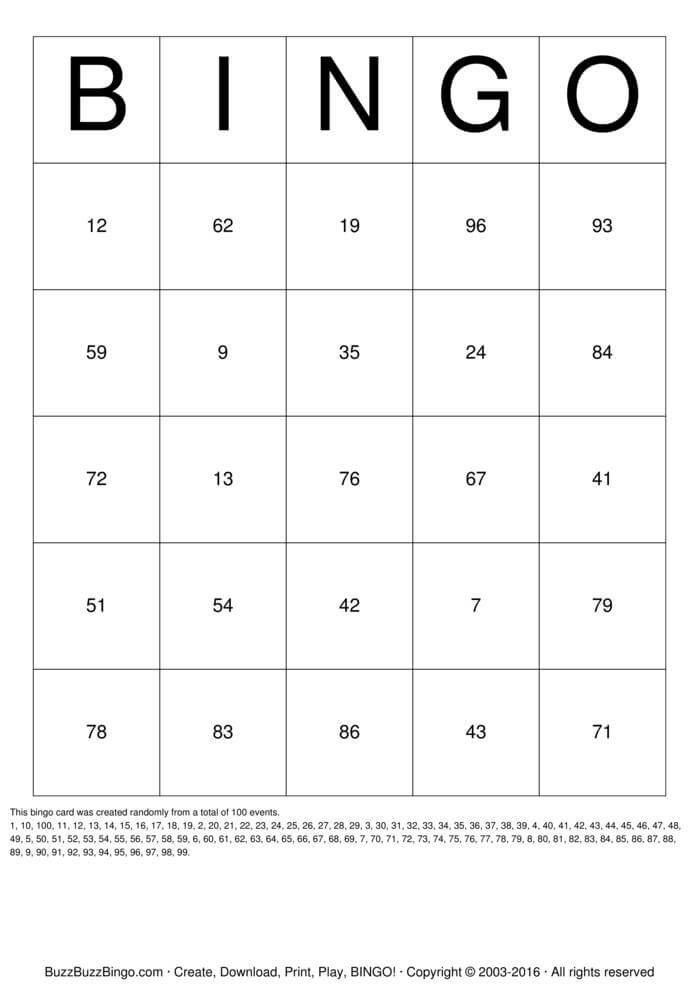 Download Free 100 Days of School Bingo Cards