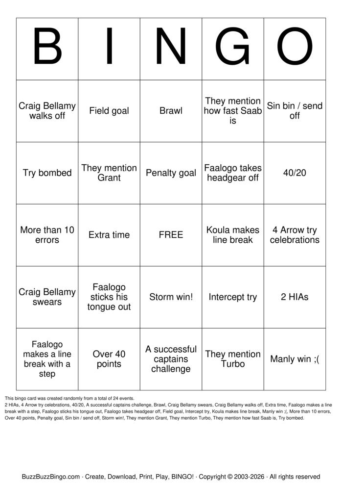 Download Free NRL Customer Service Bingo Cards Download Free NRL Customer Service Bingo Cards