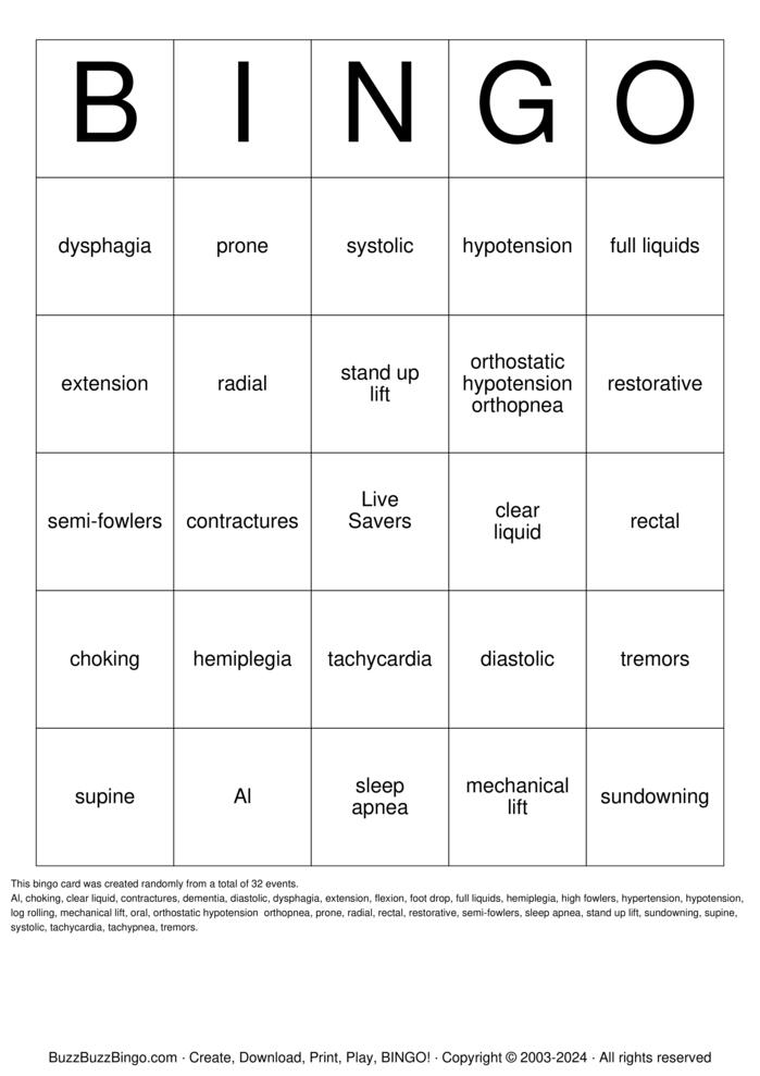 Download Free Custom Bingo Cards