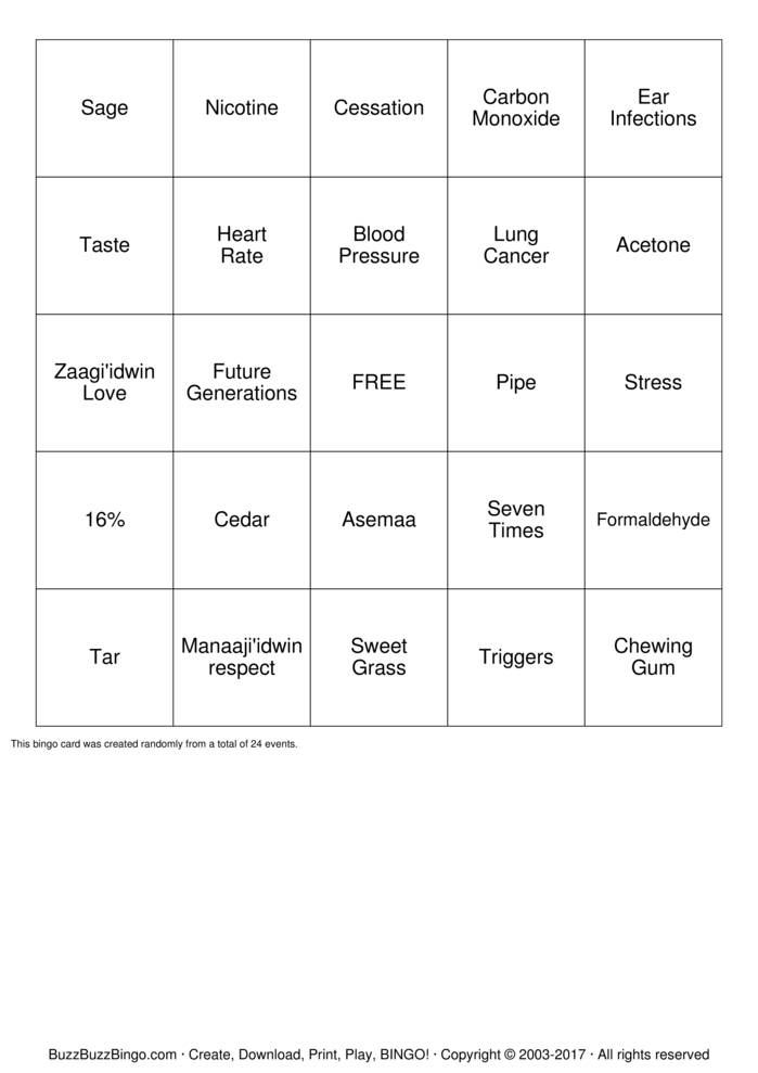Custom Bingo Cards to Download, Print and Customize!
