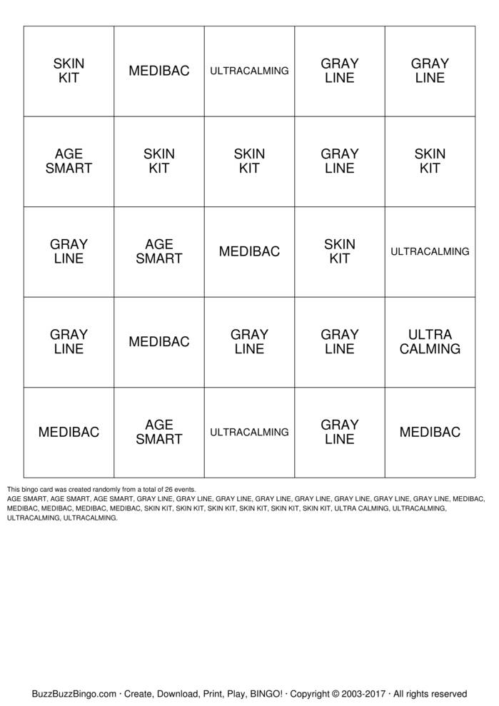 Custom Bingo Cards to Download, Print and Customize!