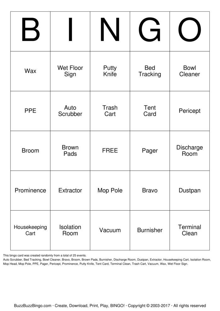 Download Free Custom Bingo Cards Download Free Custom Bingo Cards