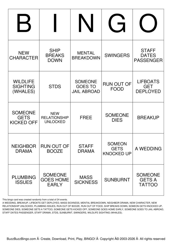Download Free Family & Friends CRUISE SHIP BINGO Bingo Cards Download Free Family & Friends CRUISE SHIP BINGO Bingo Cards