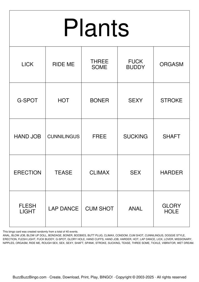 Download Free Custom Bingo Cards