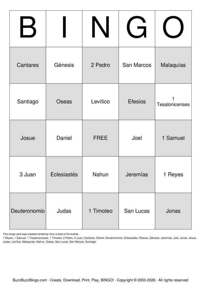 Download Free Custom Bingo Cards Download Free Custom Bingo Cards
