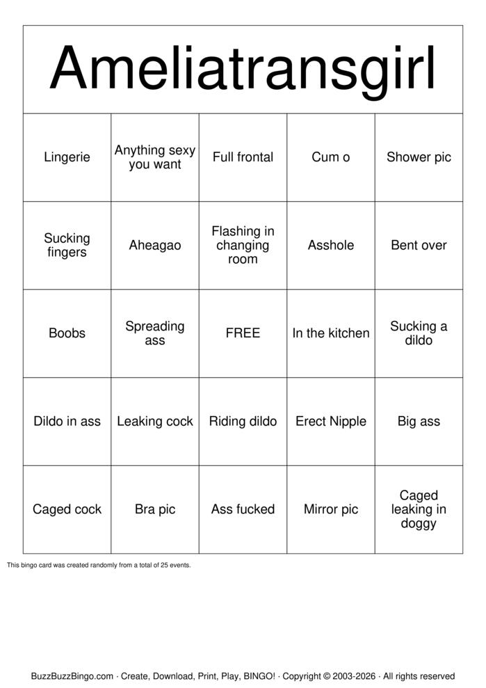 Download Free Nude Bingo Bingo Cards