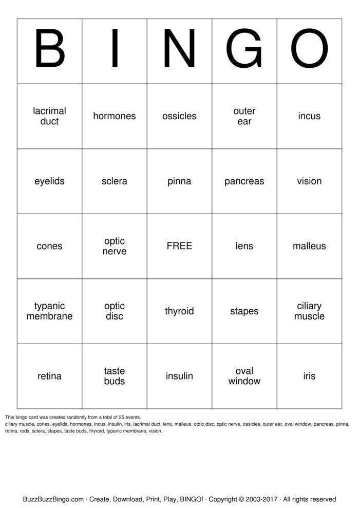 Bingo Cards to Download, Print and Customize!