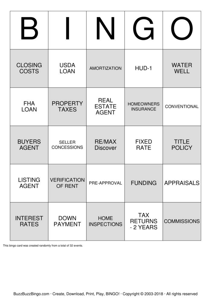 Download Free Custom Bingo Cards Download Free Custom Bingo Cards