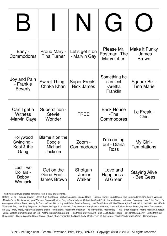 Download Free Custom Bingo Cards Download Free Custom Bingo Cards