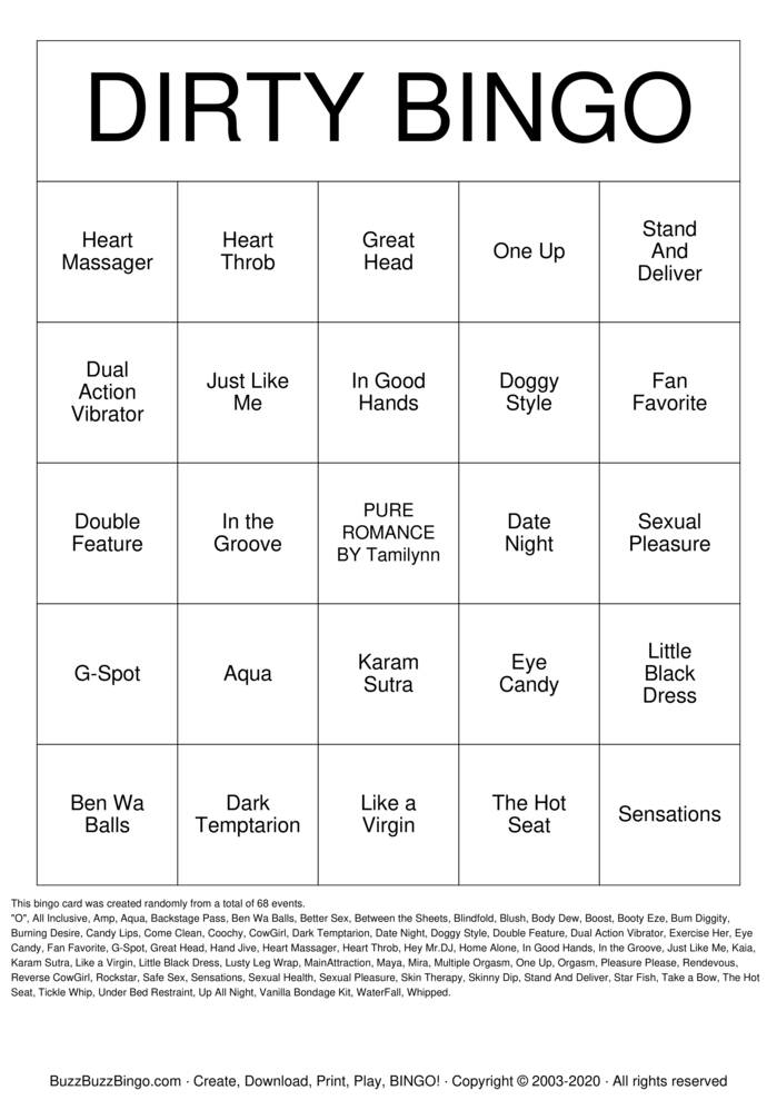 Download Free PLEASURE PLEASE DIRTY BINGO Bingo Cards Download Free PLEASURE PLEASE DIRTY BINGO Bingo Cards
