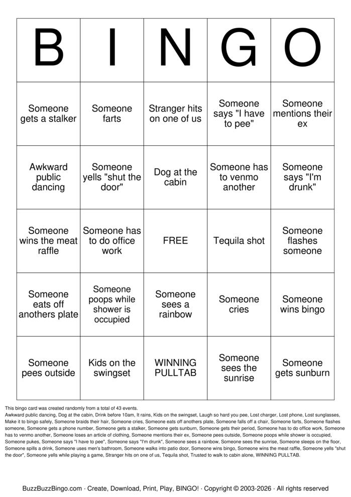 Download Free Sun Hunt Bingo Cards Download Free Sun Hunt Bingo Cards