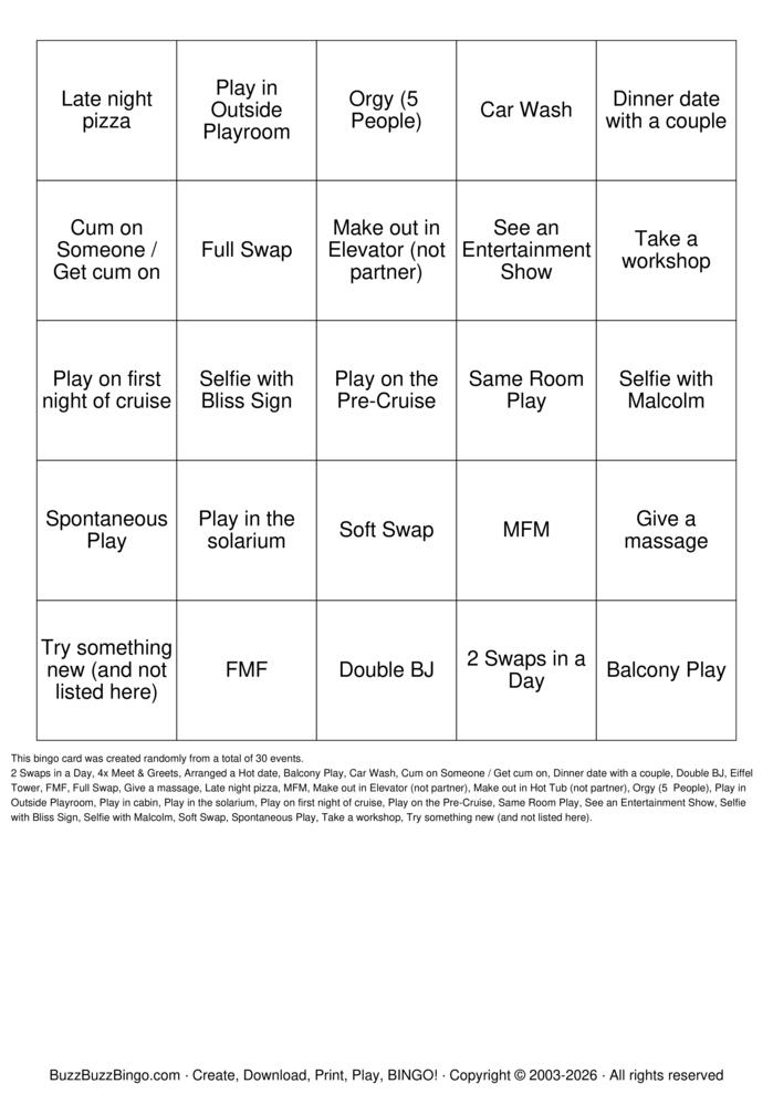 Download Free BLISS BINGO Bingo Cards Download Free BLISS BINGO Bingo Cards