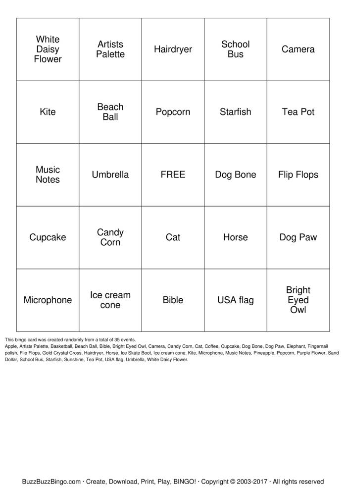 Download Free Origami Owl Hostess Bingo Bingo Cards
