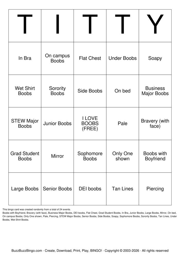 Download Free Custom Bingo Cards Download Free Custom Bingo Cards