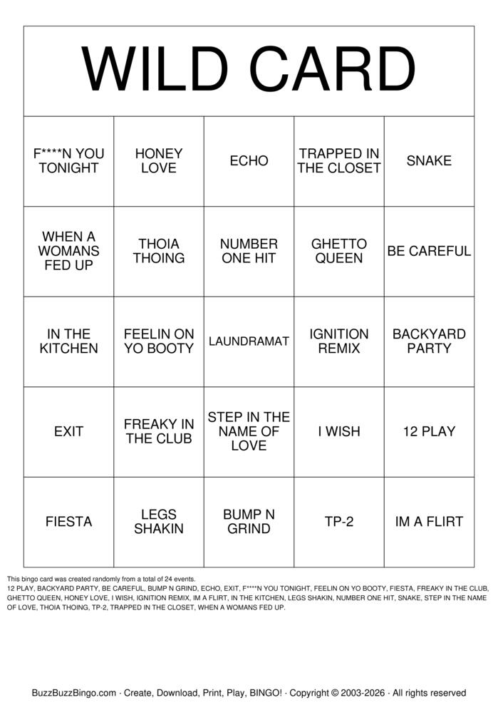 Download Free Custom Bingo Cards Download Free Custom Bingo Cards