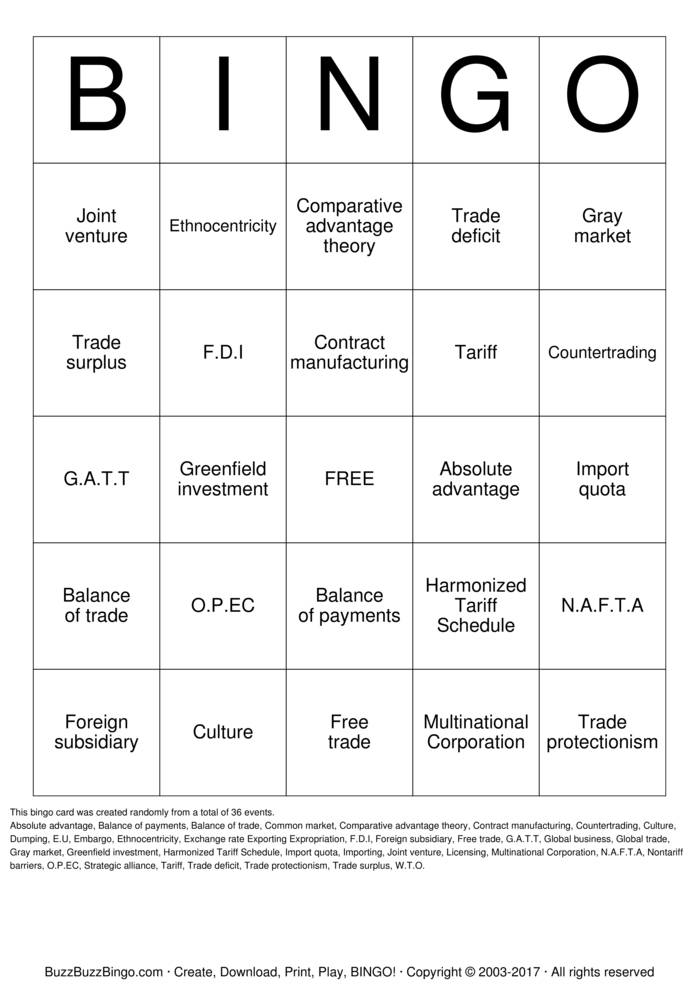 Download Free Custom Bingo Cards Download Free Custom Bingo Cards