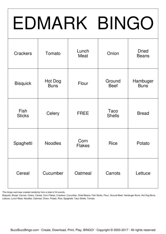 Bingo Cards To Download Print And Customize 