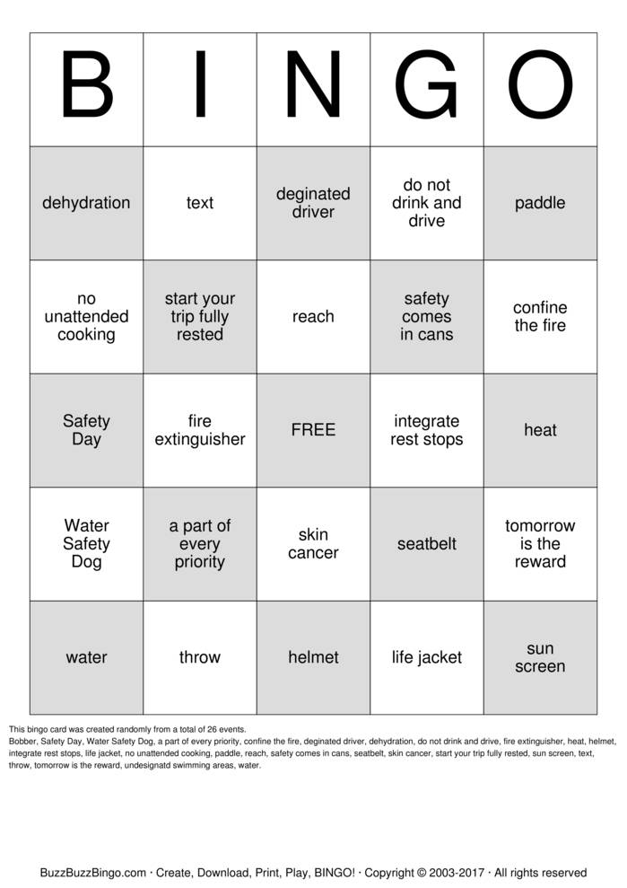 Download Free Custom Bingo Cards Download Free Custom Bingo Cards