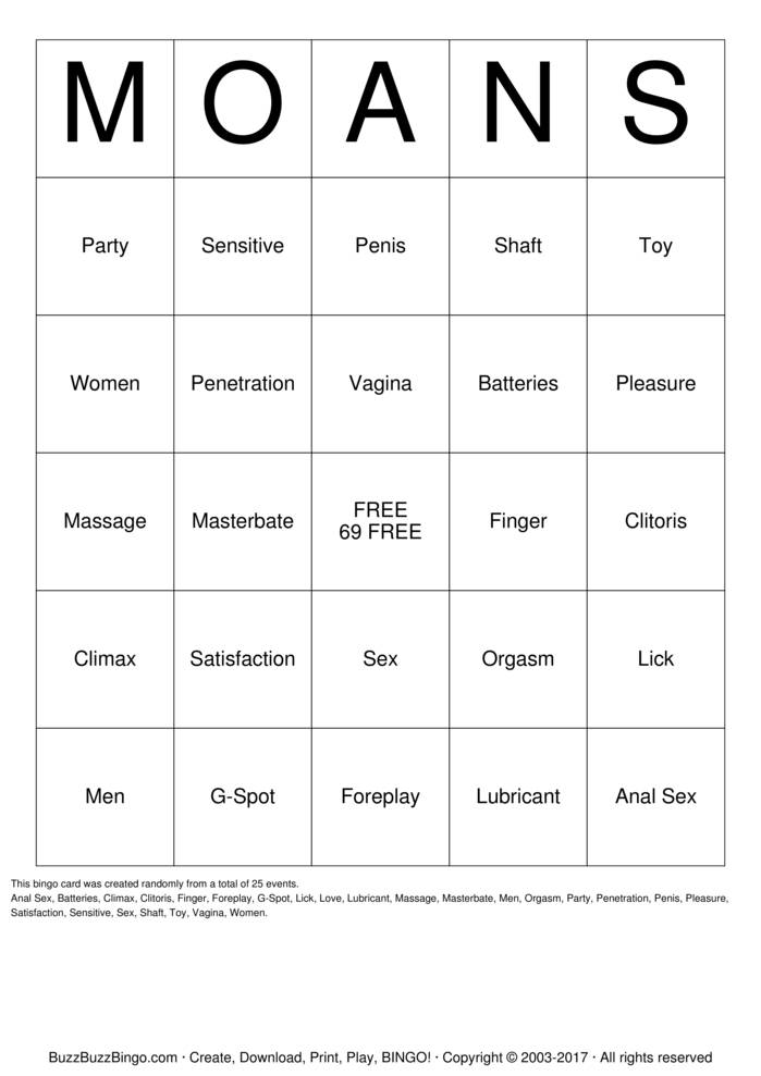 Download Free Pleasure Bingo Bingo Cards