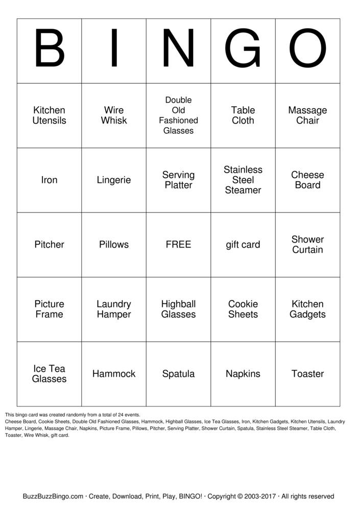 Wedding Bingo Cards to Download, Print and Customize!