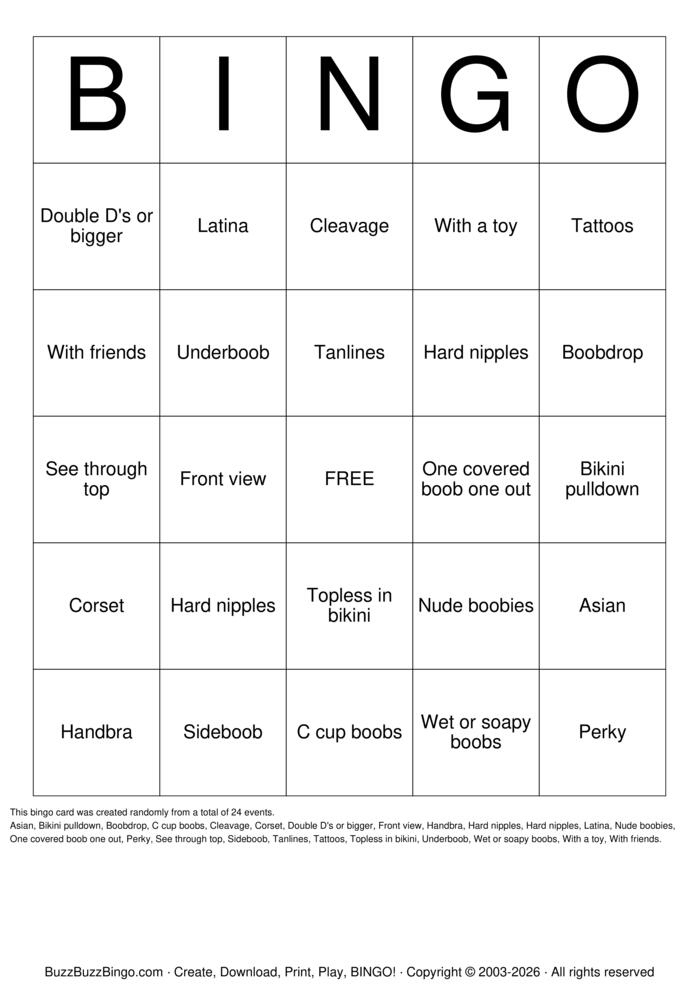 Download Free Custom Bingo Cards Download Free Custom Bingo Cards