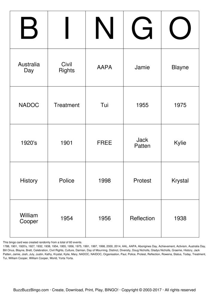 Custom Bingo Cards to Download, Print and Customize!