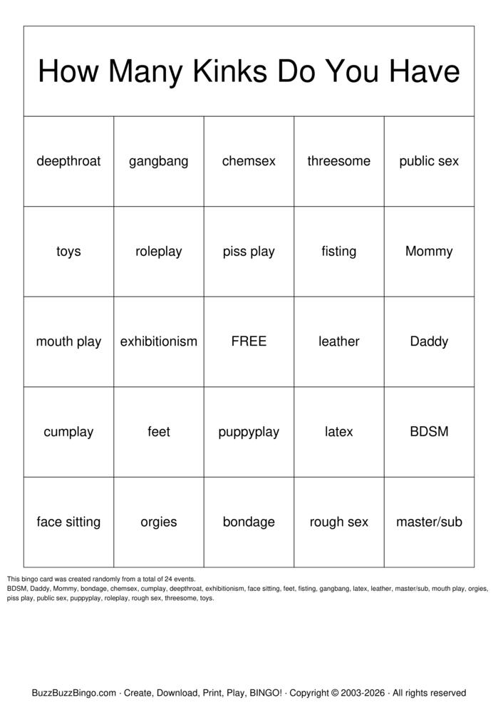 Download Free Kink Bingo Bingo Cards Download Free Kink Bingo Bingo Cards