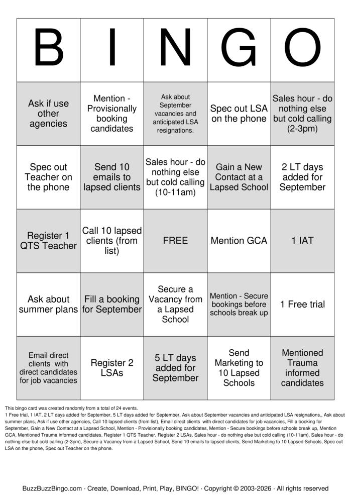 Download Free Custom Bingo Cards Download Free Custom Bingo Cards