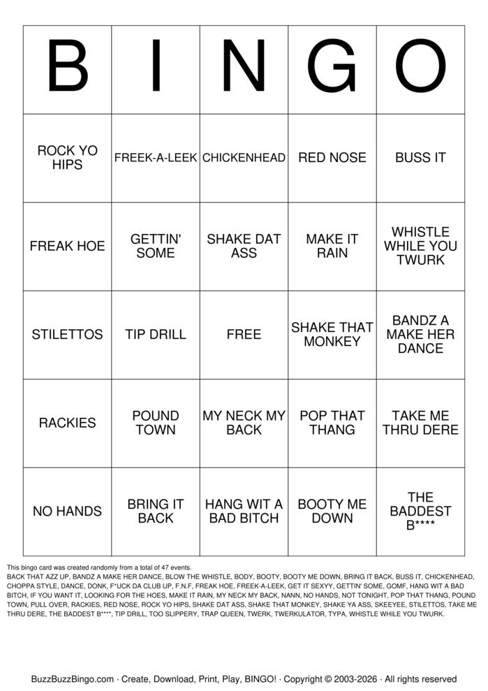 Download Free RATCHET BINGO Bingo Cards