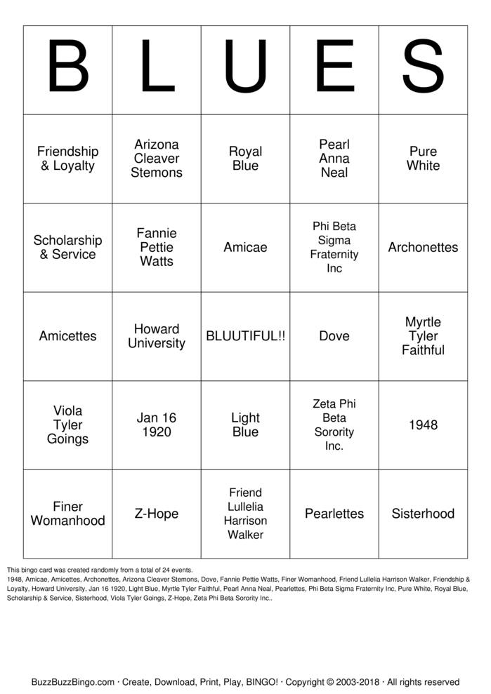 Download Free ZETAS Bingo Cards
