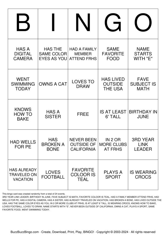 Download Free ICEBREAKER BINGO Bingo Cards Download Free ICEBREAKER BINGO Bingo Cards