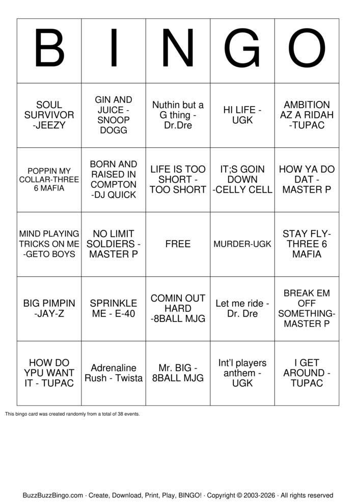 Download Free Sing Along Music Bingo Cards Download Free Sing Along Music Bingo Cards