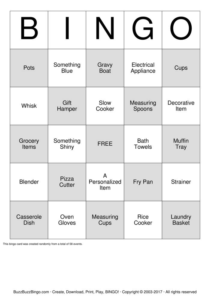 Tupperware Bingo Cards to Download, Print and Customize!