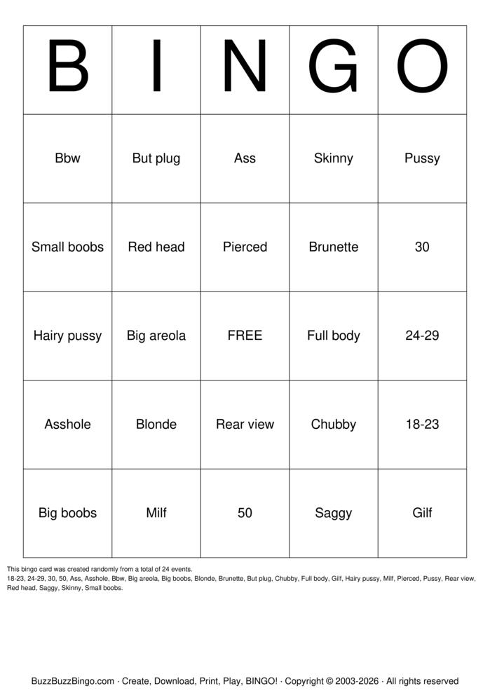 Download Free Custom Bingo Cards Download Free Custom Bingo Cards