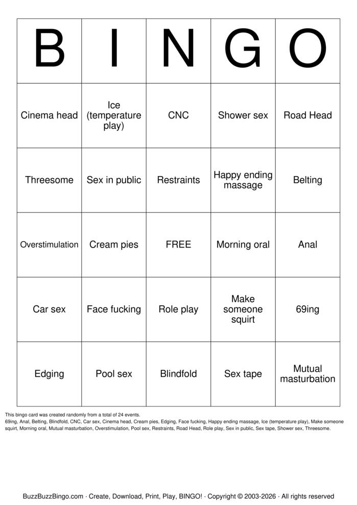 Download Free Custom Bingo Cards