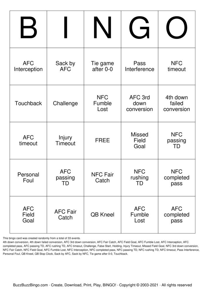Download Free Phoenix Singles Super Bowl Bingo Cards Download Free Phoenix Singles Super Bowl Bingo Cards