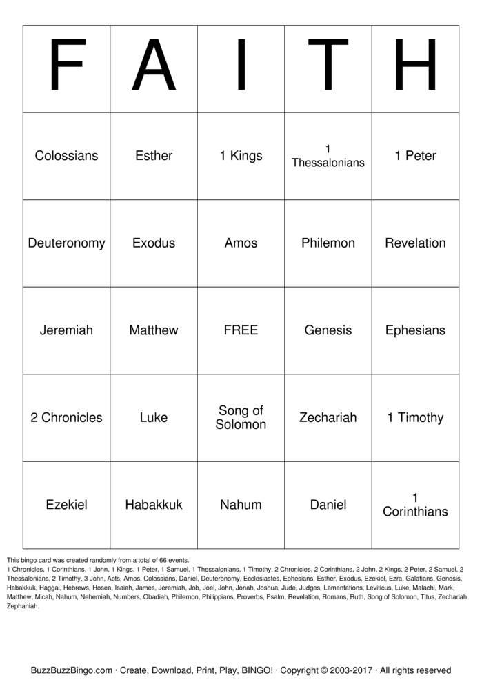 Religious Bingo Cards to Download, Print and Customize!