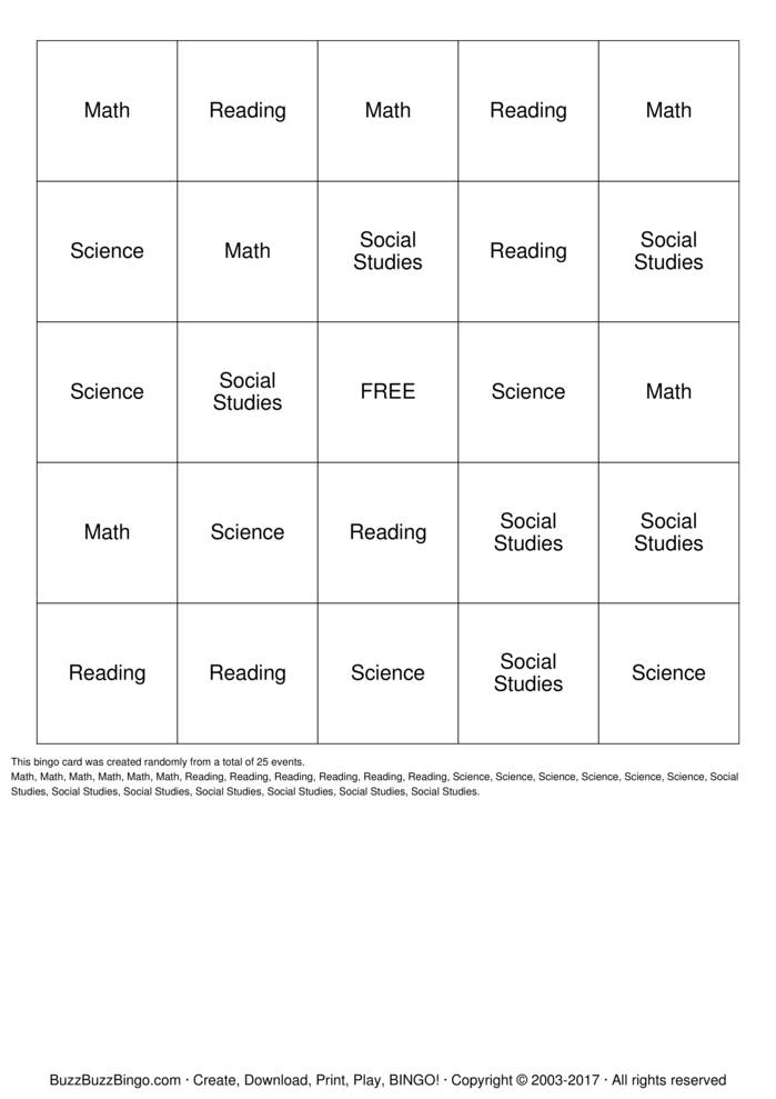 Math Bingo Bingo Cards to Download, Print and Customize!