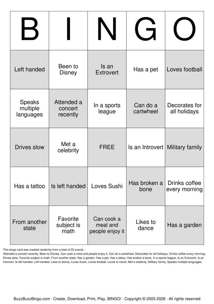 Download Free AVID Bingo Bingo Cards
