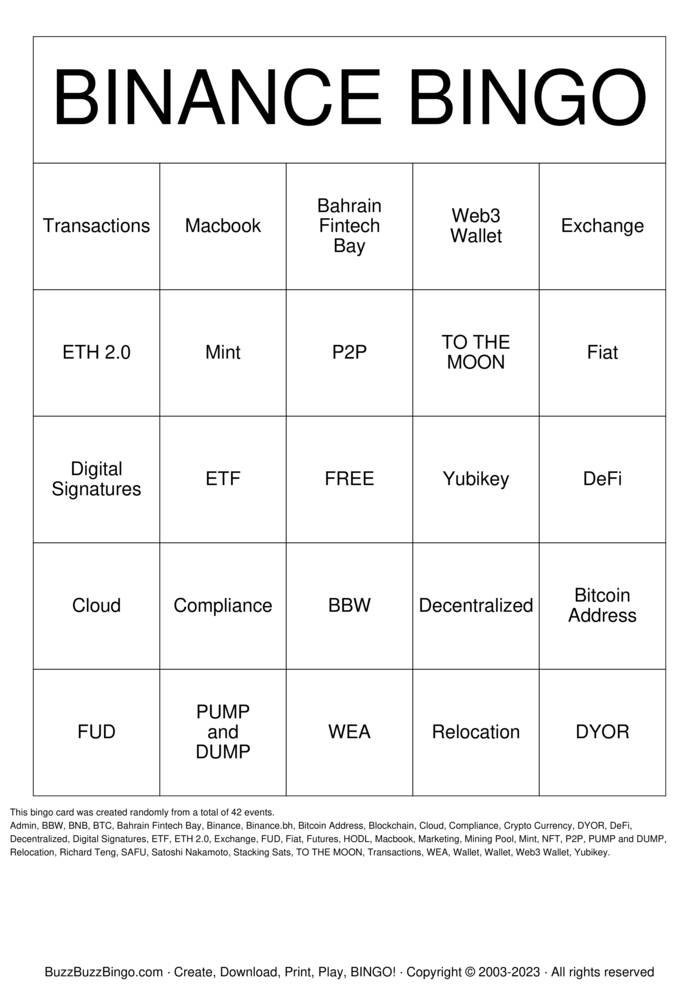 Download Free Binance Bingo Bingo Cards Download Free Binance Bingo Bingo Cards