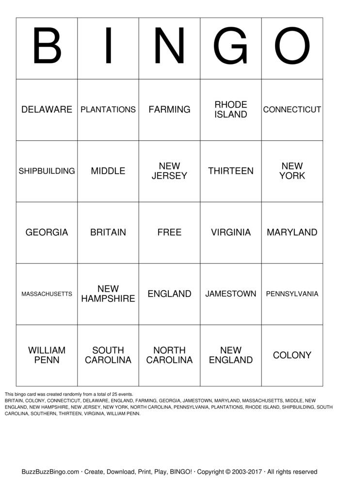 Download Free Custom Bingo Cards Download Free Custom Bingo Cards