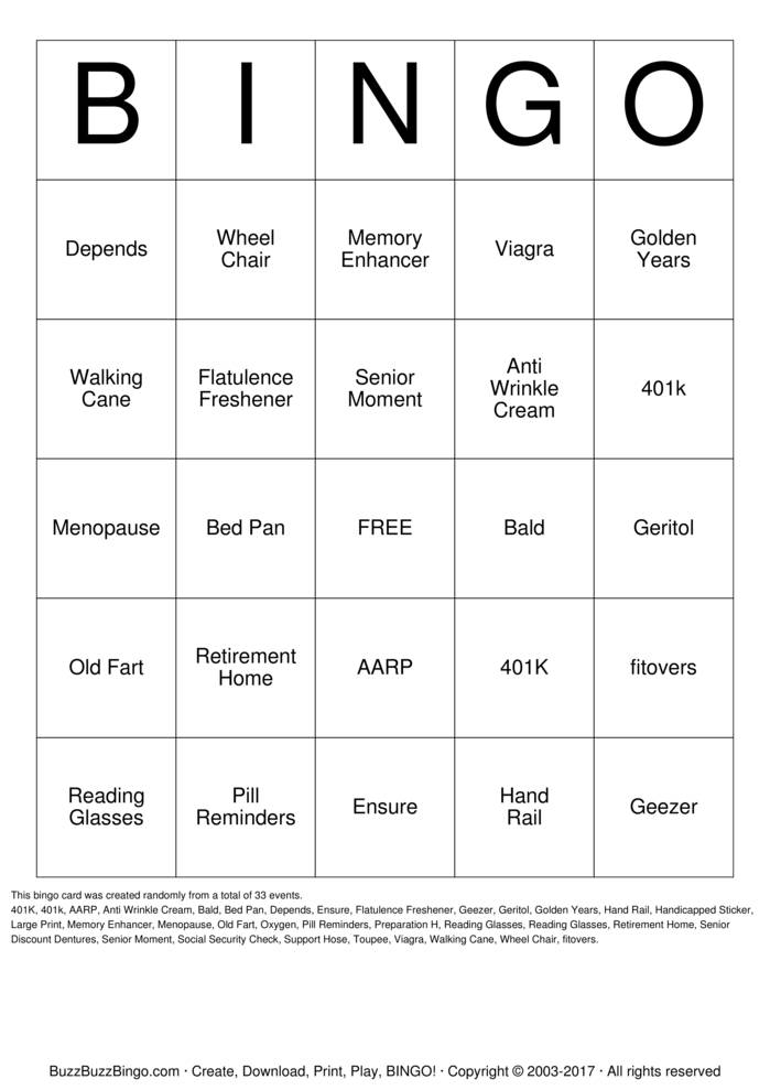 Download Free Custom Bingo Cards Download Free Custom Bingo Cards