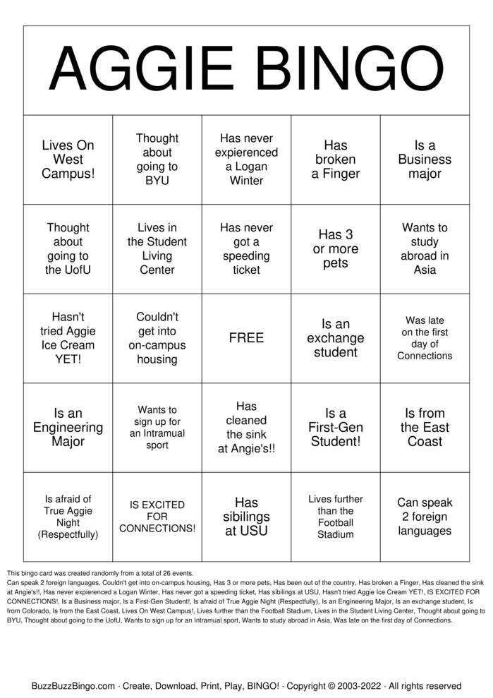 Getting to Know you! Bingo Cards to Download, Print and Customize!
