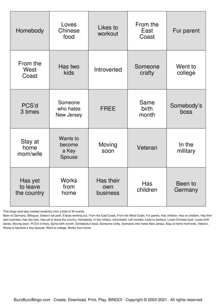 Download Free Ice Breaker Blackout Bingo Bingo Cards