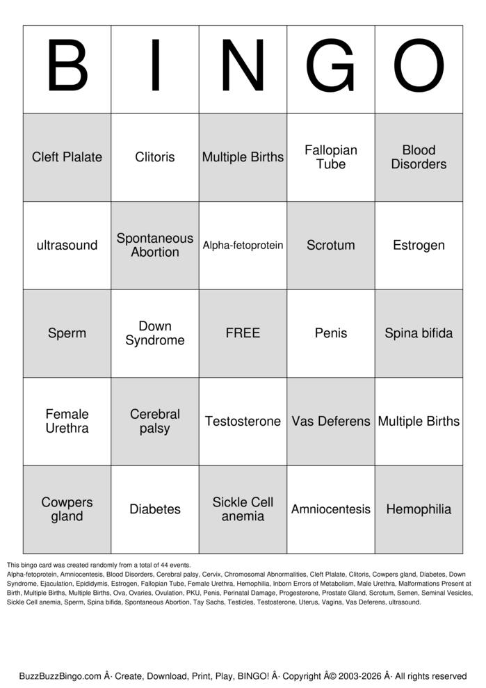Download Free anemia Bingo Cards