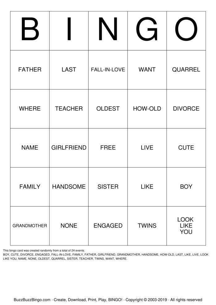 ASL alphabet Bingo Cards to Download, Print and Customize!