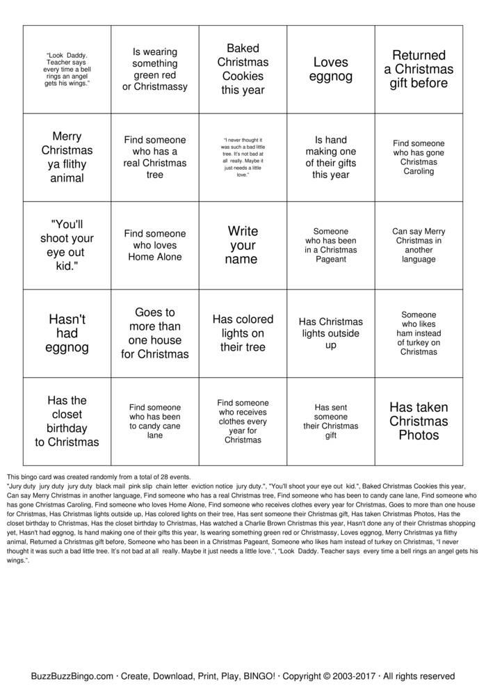 Download Free Custom Bingo Cards Download Free Custom Bingo Cards