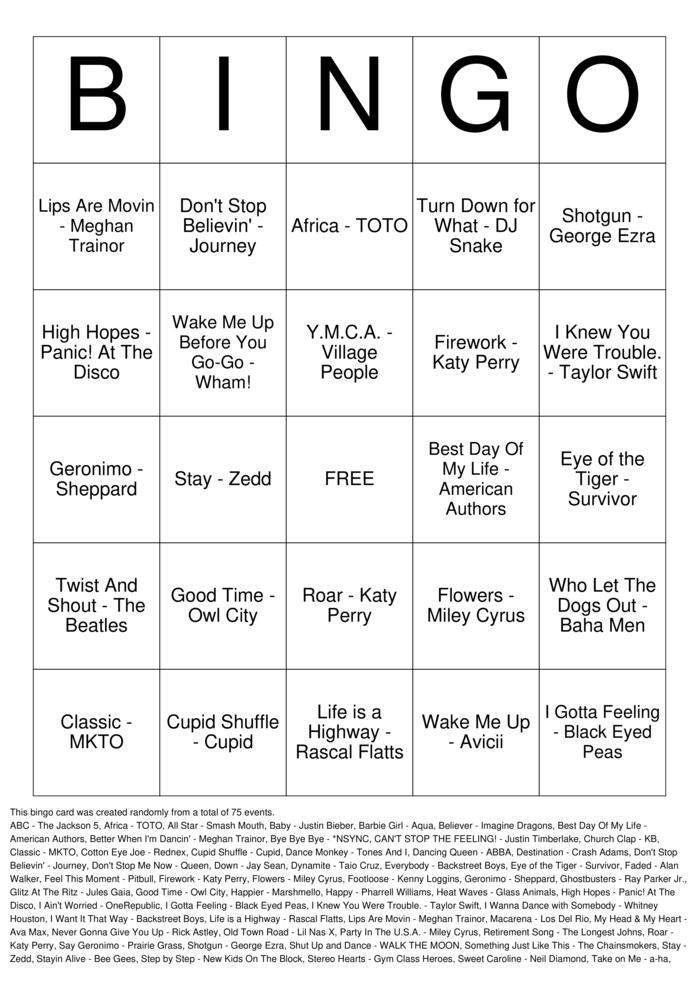 Download Free MBC MUSIC BINGO Bingo Cards Download Free MBC MUSIC BINGO Bingo Cards